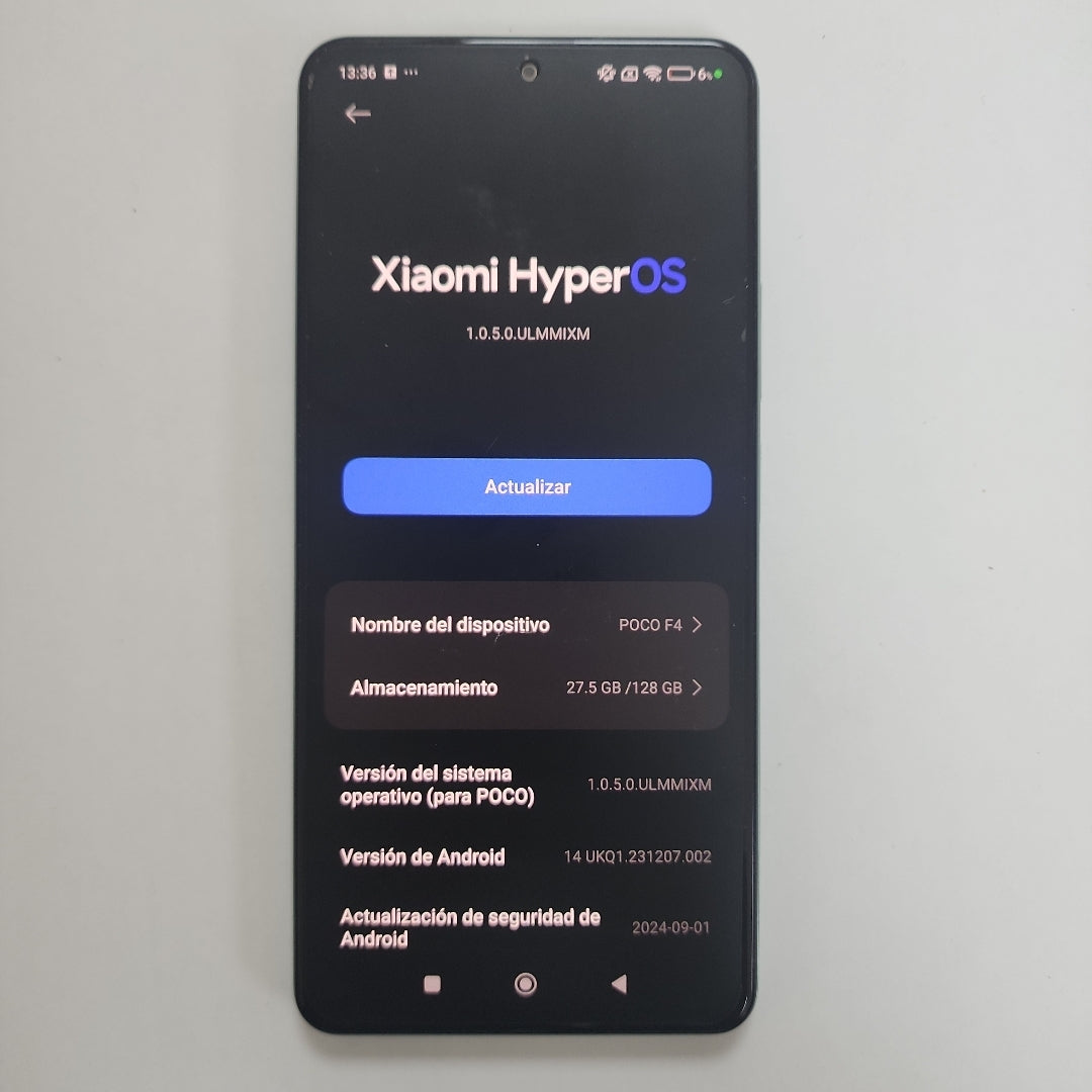 CELULAR XIAOMI POCO F4 22021211RG 128 GB 6 GB RAM (SEMINUEVO)