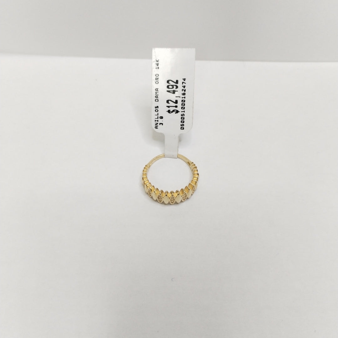 ANILLOS DAMA ORO 14K 3.8 (NUEVO)