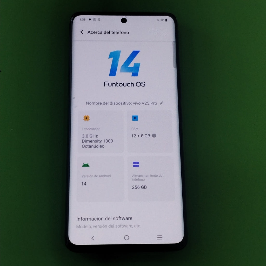 CELULAR VIVO V25 PRO V2158 256 GB 12 GB RAM (SEMINUEVO)