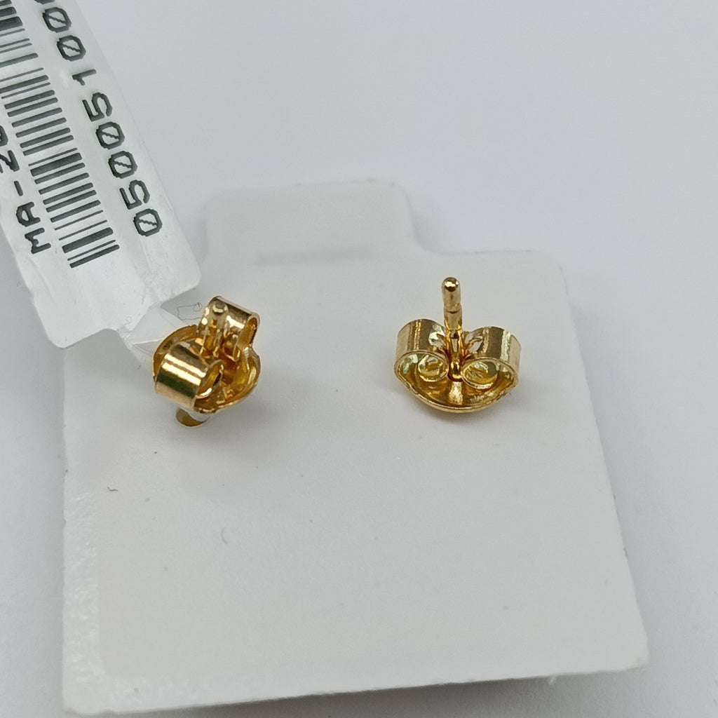 BROQUELES ORO 14K 2 (NUEVO)