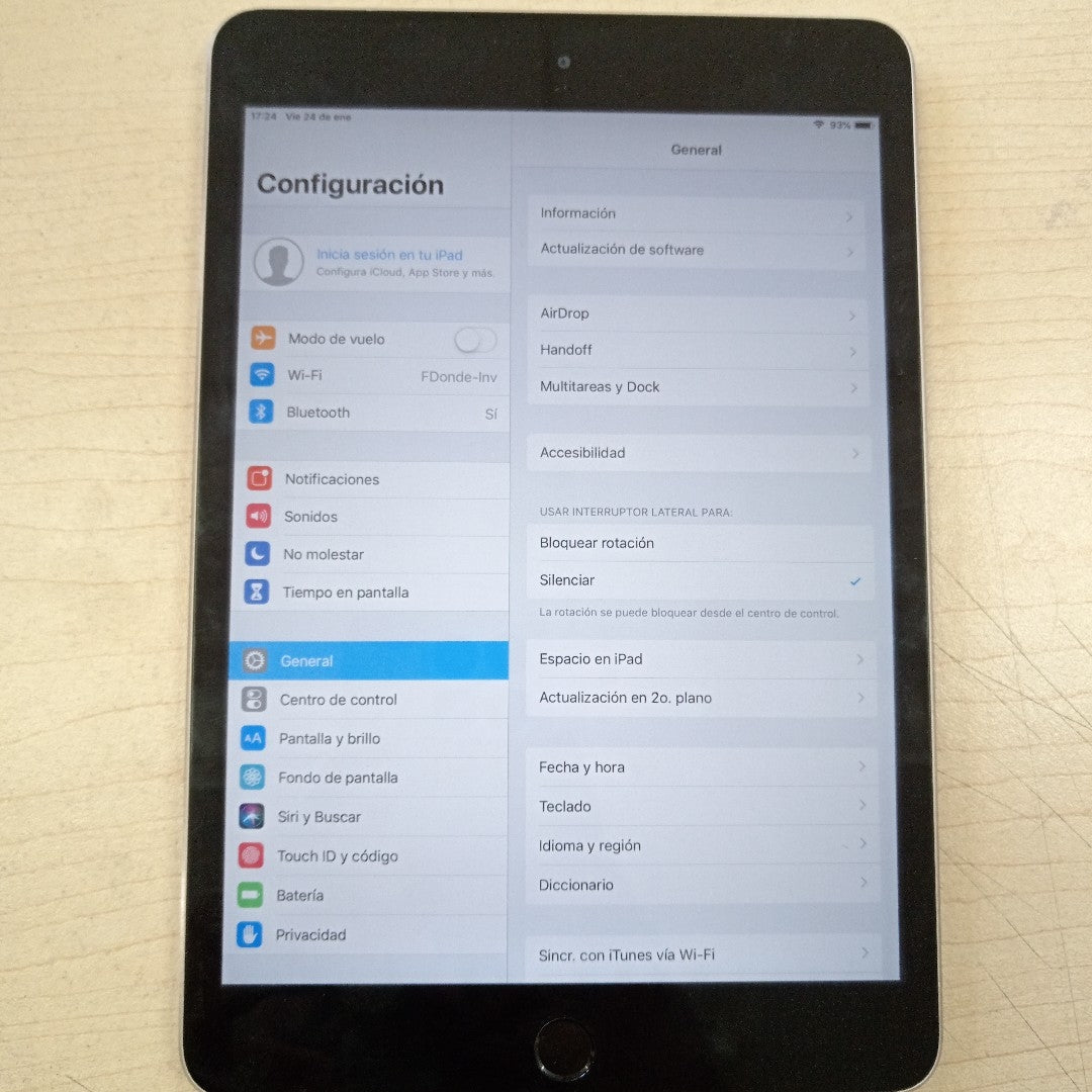 TABLETA APPLE IPAD MINI 3 A1599 64 GB 1 GB RAM (SEMINUEVO)