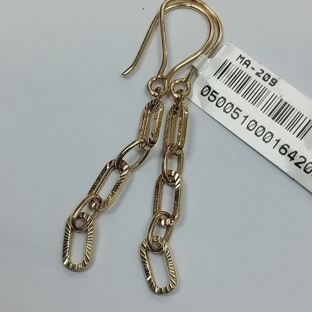 BROQUELES ORO 14K 1.9 (NUEVO)