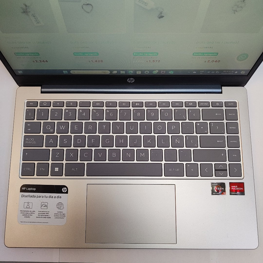 LAPTOP HP 14-EM0002LA (2023) 512 GB SSD 8 GB RAM (SEMINUEVO)