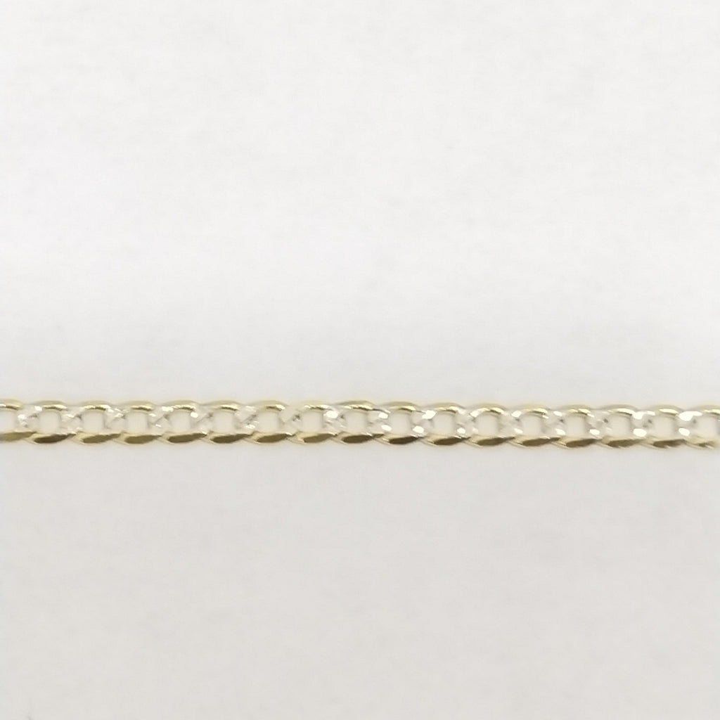 CADENAS BARBADA DIAMANTADA ORO 14K 5.4 (NUEVO)