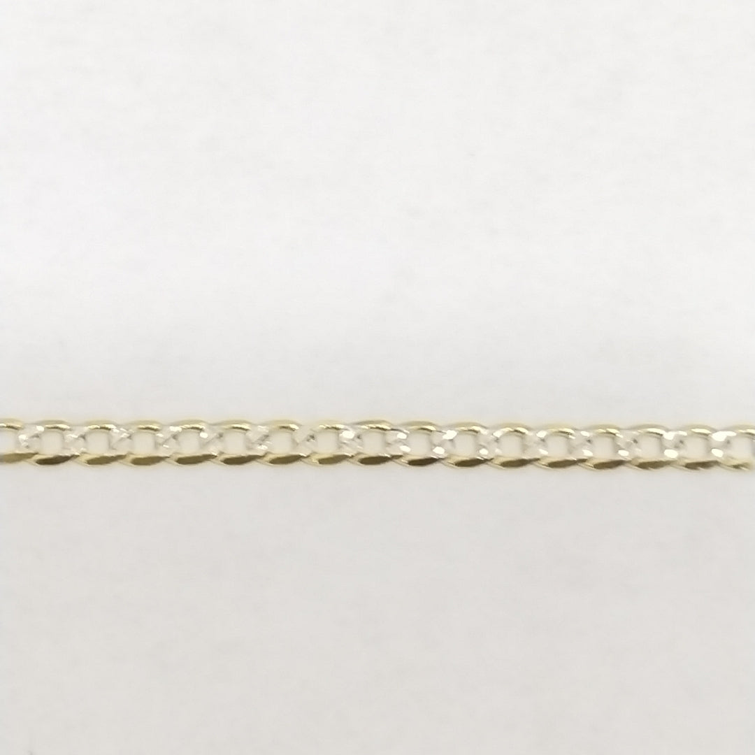 CADENAS BARBADA DIAMANTADA ORO 14K 5.4 (NUEVO)