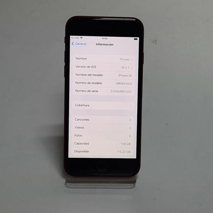 CELULAR APPLE IPHONE SE 3 A2595 128 GB 4 GB RAM (SEMINUEVO)