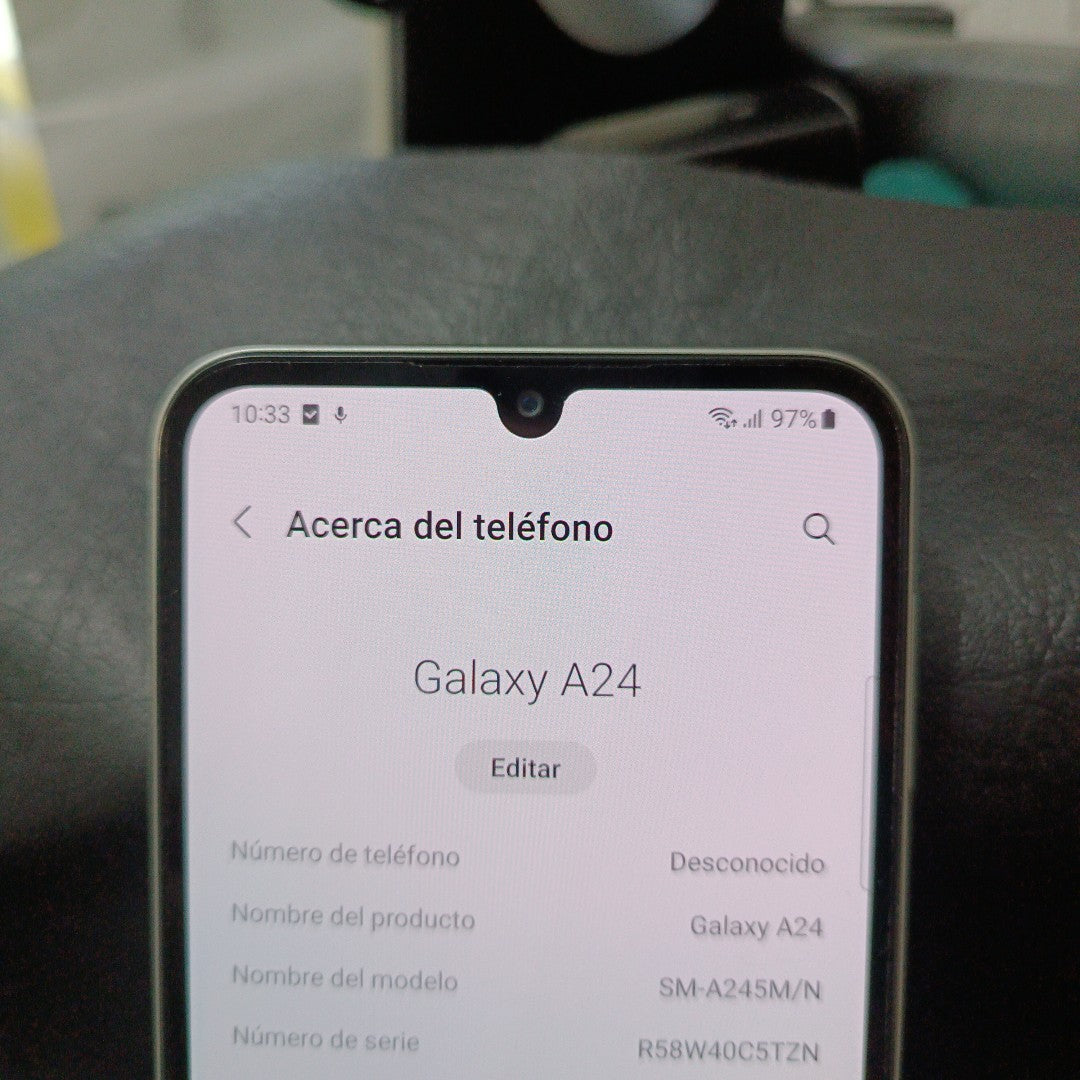 CELULAR SAMSUNG GALAXY A24 SM-A245M/N (2023) 128 GB 4 GB RAM (SEMINUEVO)