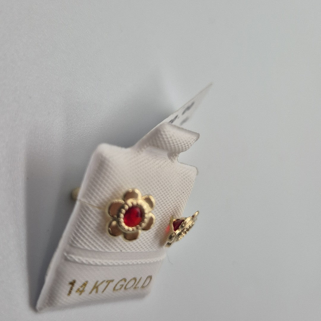 BROQUELES ORO 14K 1 (NUEVO)