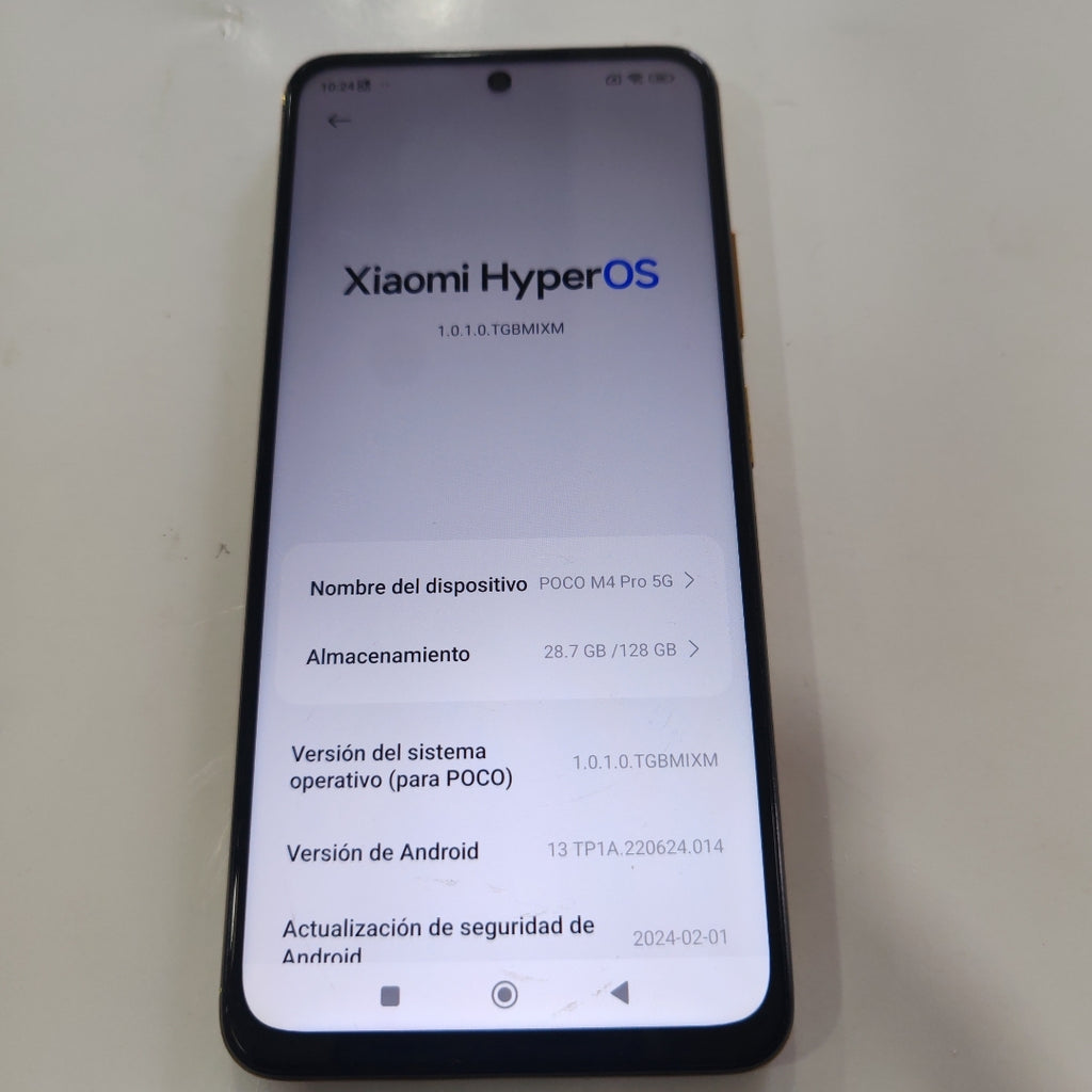 CELULAR XIAOMI POCO M4 PRO 5G 21091116AG 128 GB 6 GB RAM (SEMINUEVO)