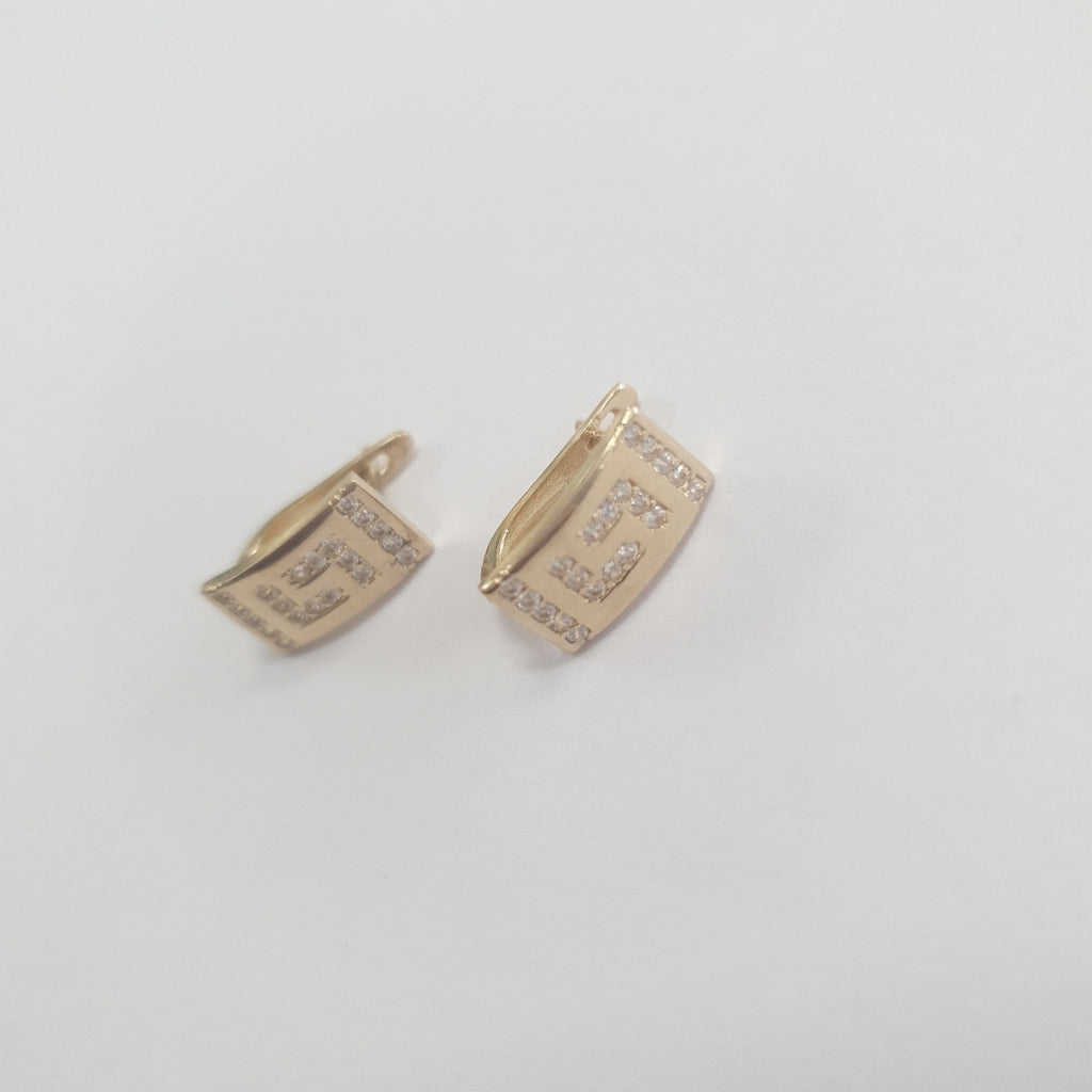 BROQUELES ORO 14K 2.4 (NUEVO)