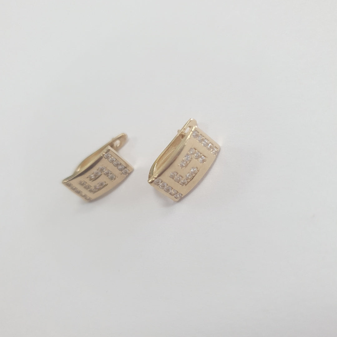 BROQUELES ORO 14K 2.4 (NUEVO)