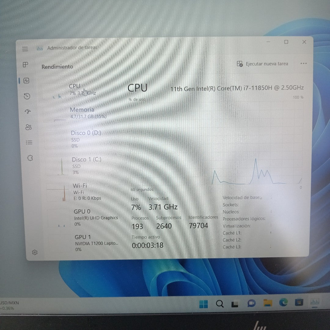 LAPTOP HP ZBOOK FURY 15 G8 (2022) 512 GB SSD 16 GB RAM (SEMINUEVO)
