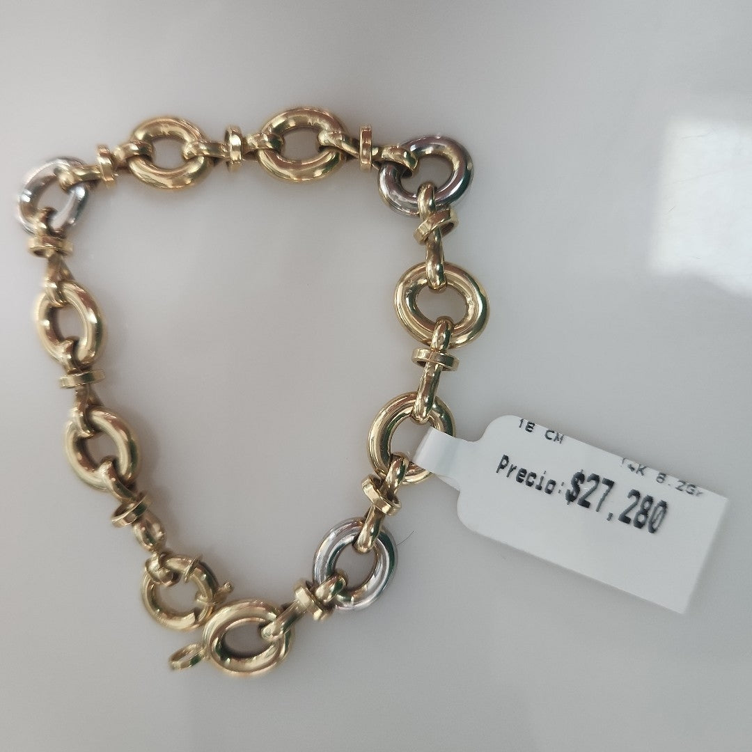 PULSERAS DAMA ORO 14K 8.2 (NUEVO)