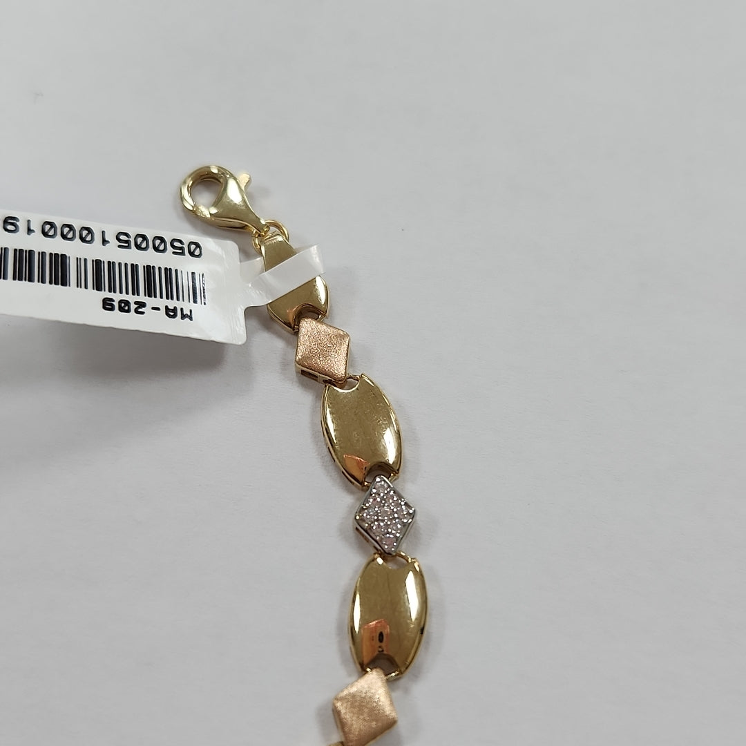 PULSERAS DAMA ORO 14K 5.5 (NUEVO)