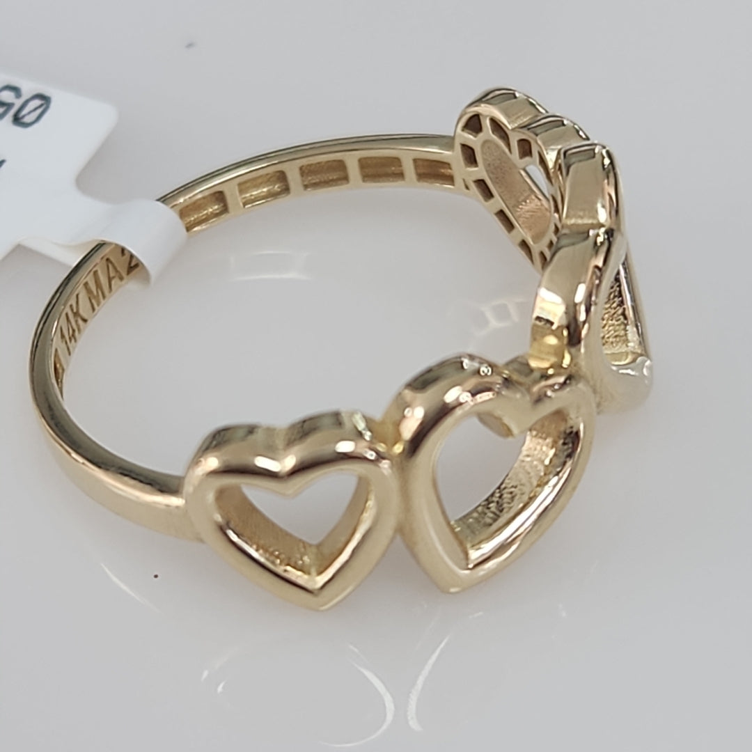 ANILLOS DAMA ORO 14K 2 (NUEVO)