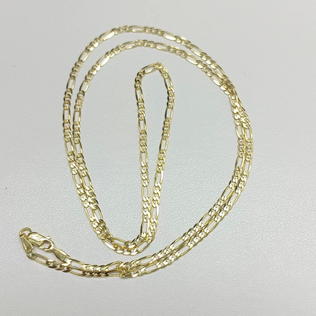 CADENAS CARTIER 3*1 AMARILLA ORO 14K 5.4 (NUEVO)