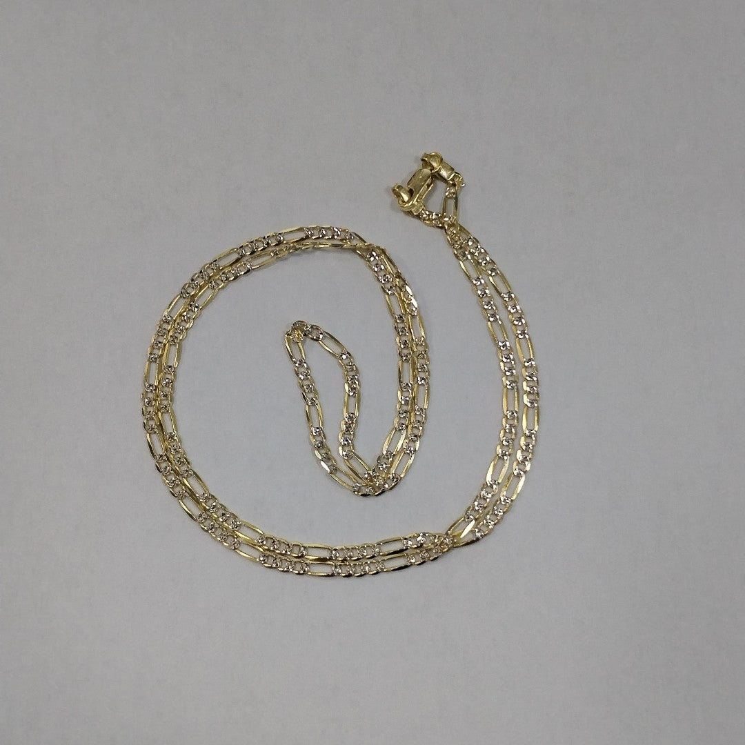 CADENAS CARTIER 3*1 DIAMANTADA ORO 14K 4.4 (NUEVO)
