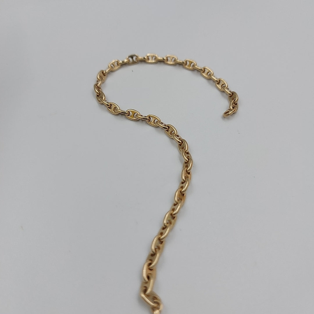 PULSERAS CABALLERO ORO 14K 7 (NUEVO)