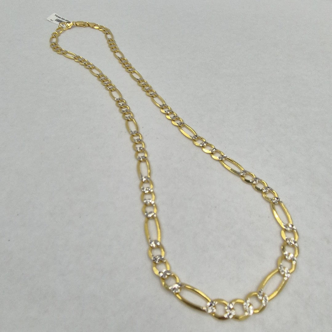 CADENAS CARTIER 3*1 DIAMANTADA ORO 14K 33.8 (NUEVO)