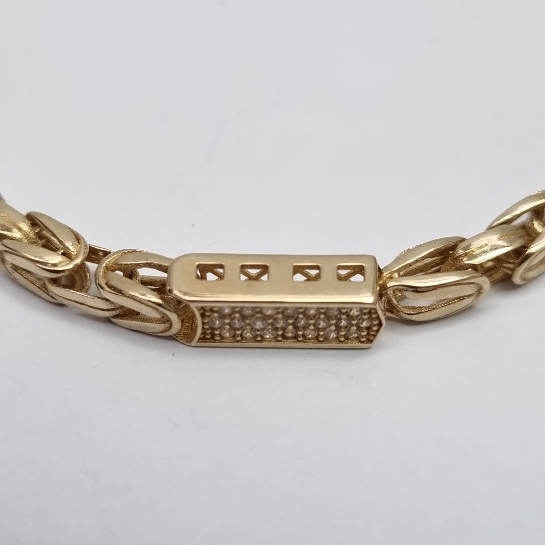 PULSERAS CABALLERO ORO 14K 10.9 (NUEVO)
