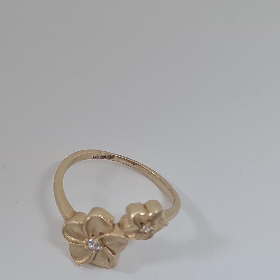 ANILLOS DAMA ORO 14K 2 (NUEVO)