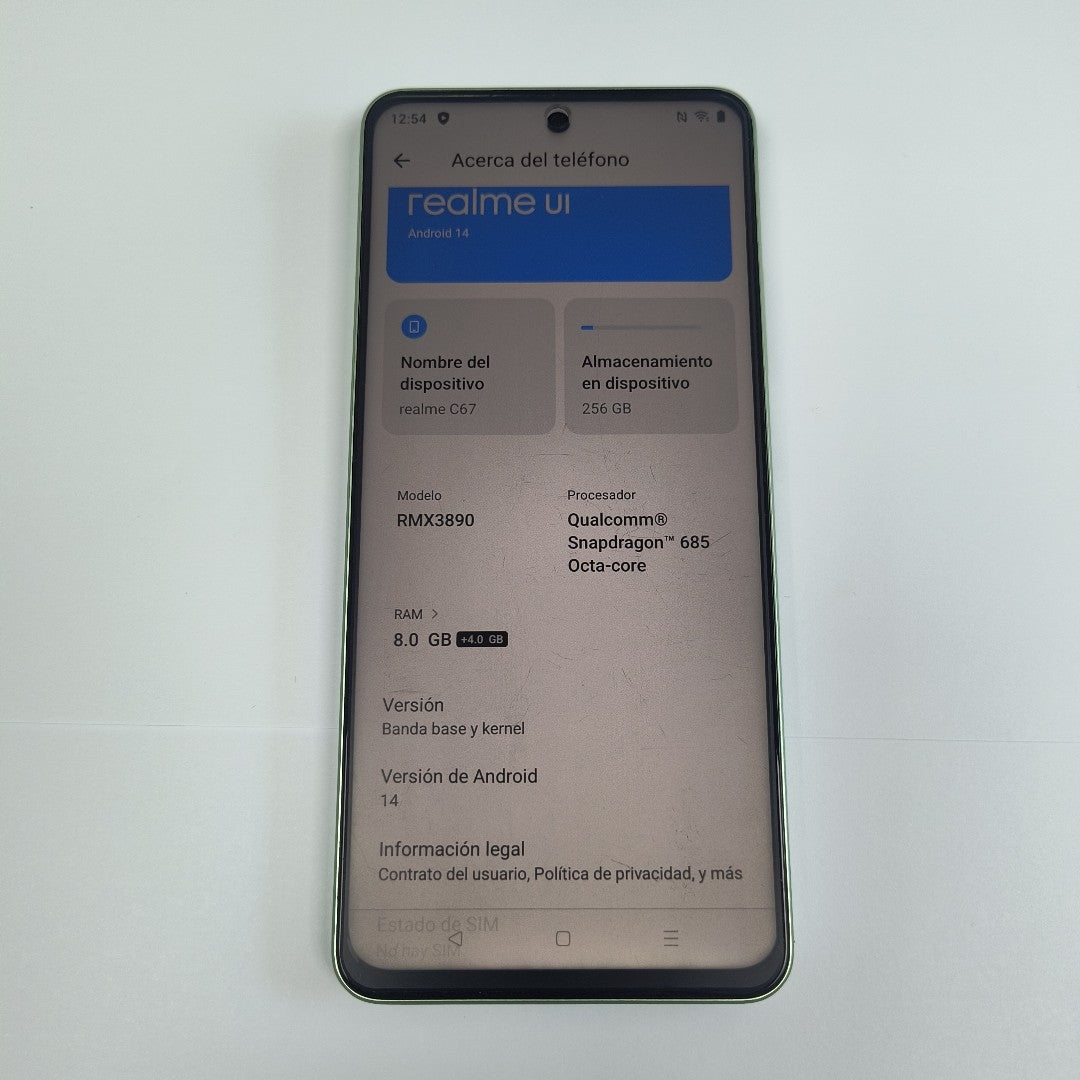CELULAR REALME C67 RMX3890 (2023) 256 GB 8 GB RAM (SEMINUEVO)