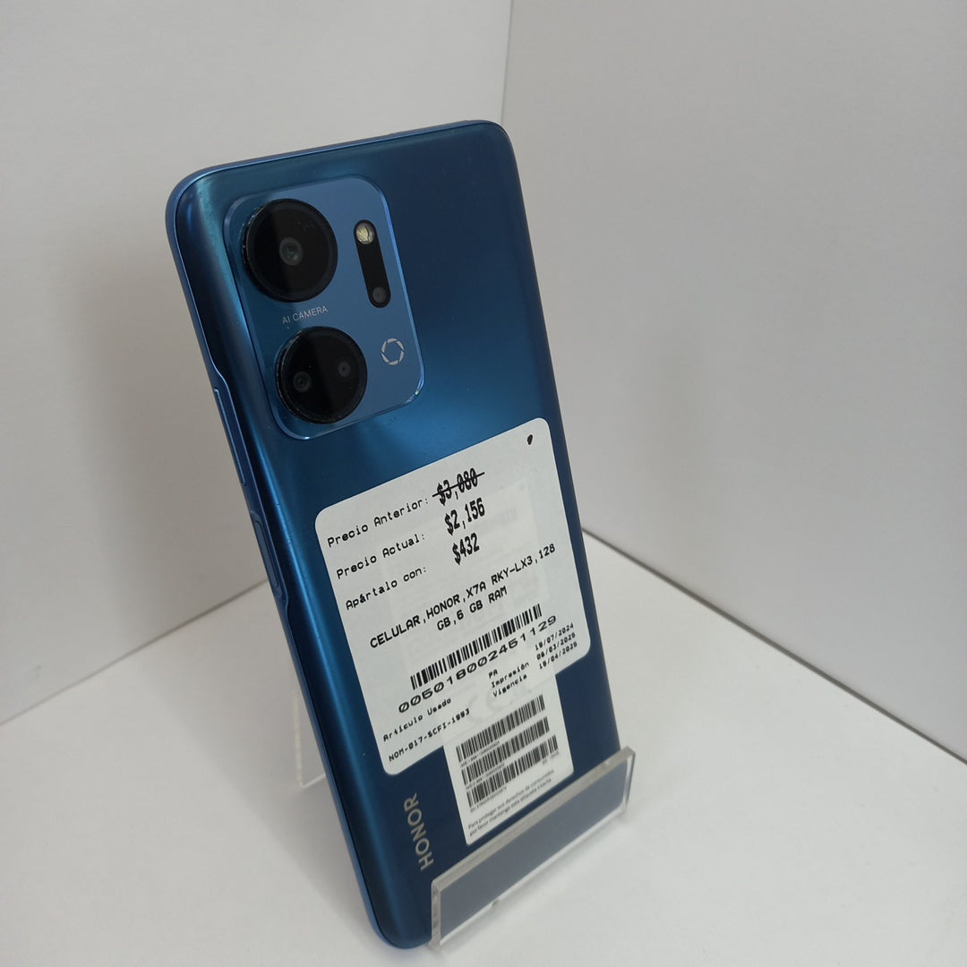 CELULAR HONOR X7A RKY-LX3 128 GB 6 GB RAM (SEMINUEVO)