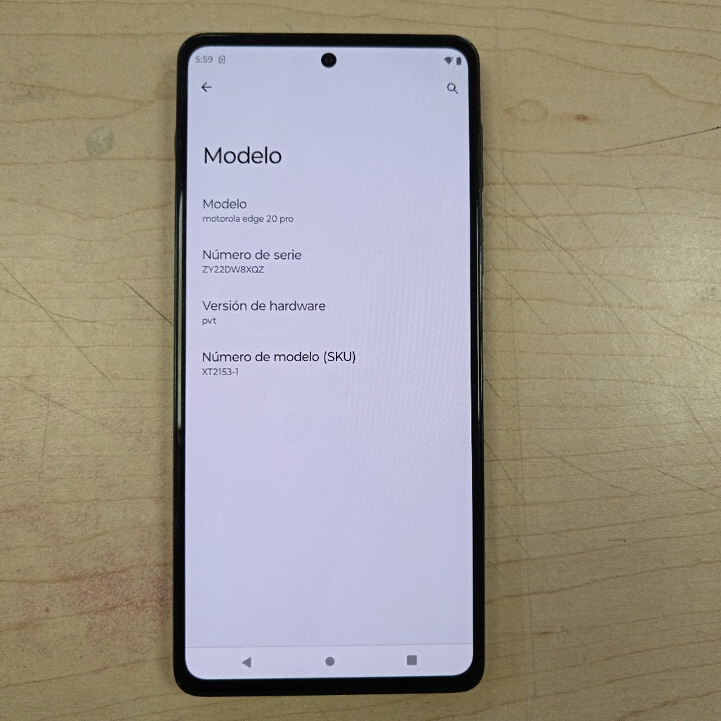 CELULAR MOTOROLA EDGE 20 PRO XT2153-1 256 GB 12 GB RAM (SEMINUEVO)