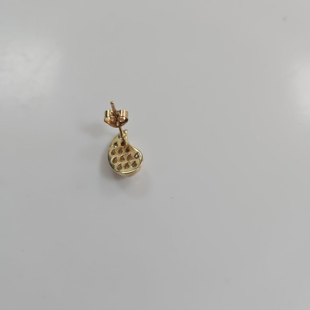 BROQUELES ORO 14K 2.1 (NUEVO)