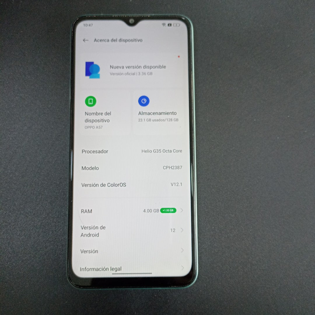 CELULAR OPPO  A57 CPH2387 128 GB 4 GB RAM