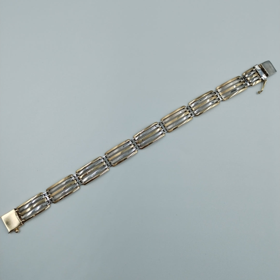 PULSERAS CABALLERO ORO 14K 18.7 (NUEVO)
