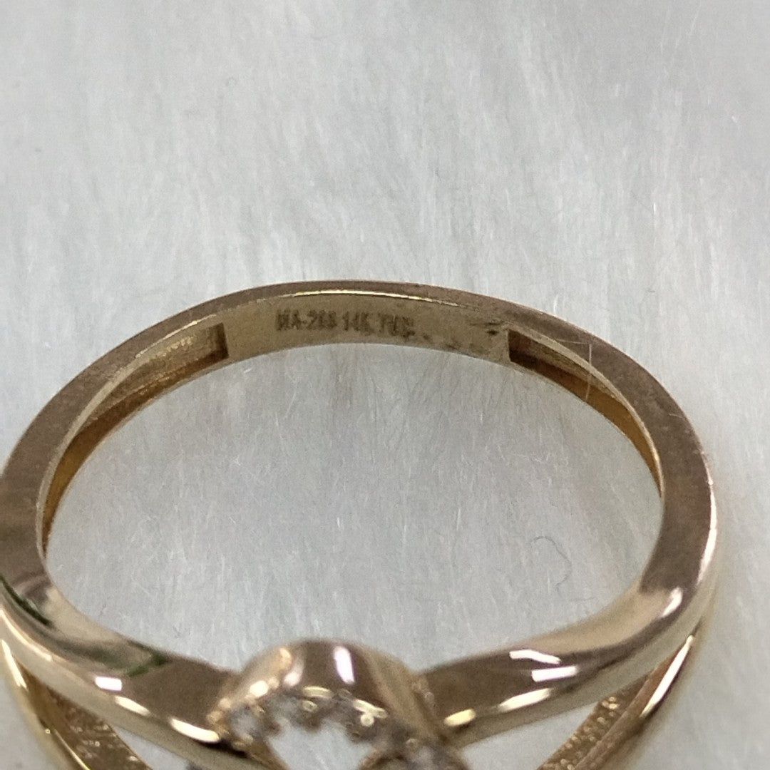 ANILLOS DAMA ORO 14K 2 (NUEVO)