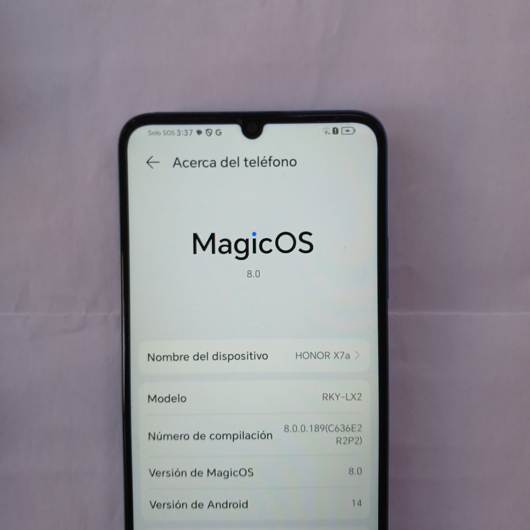 CELULAR HONOR X7A RKY-LX2 128 GB 6 GB RAM (SEMINUEVO)