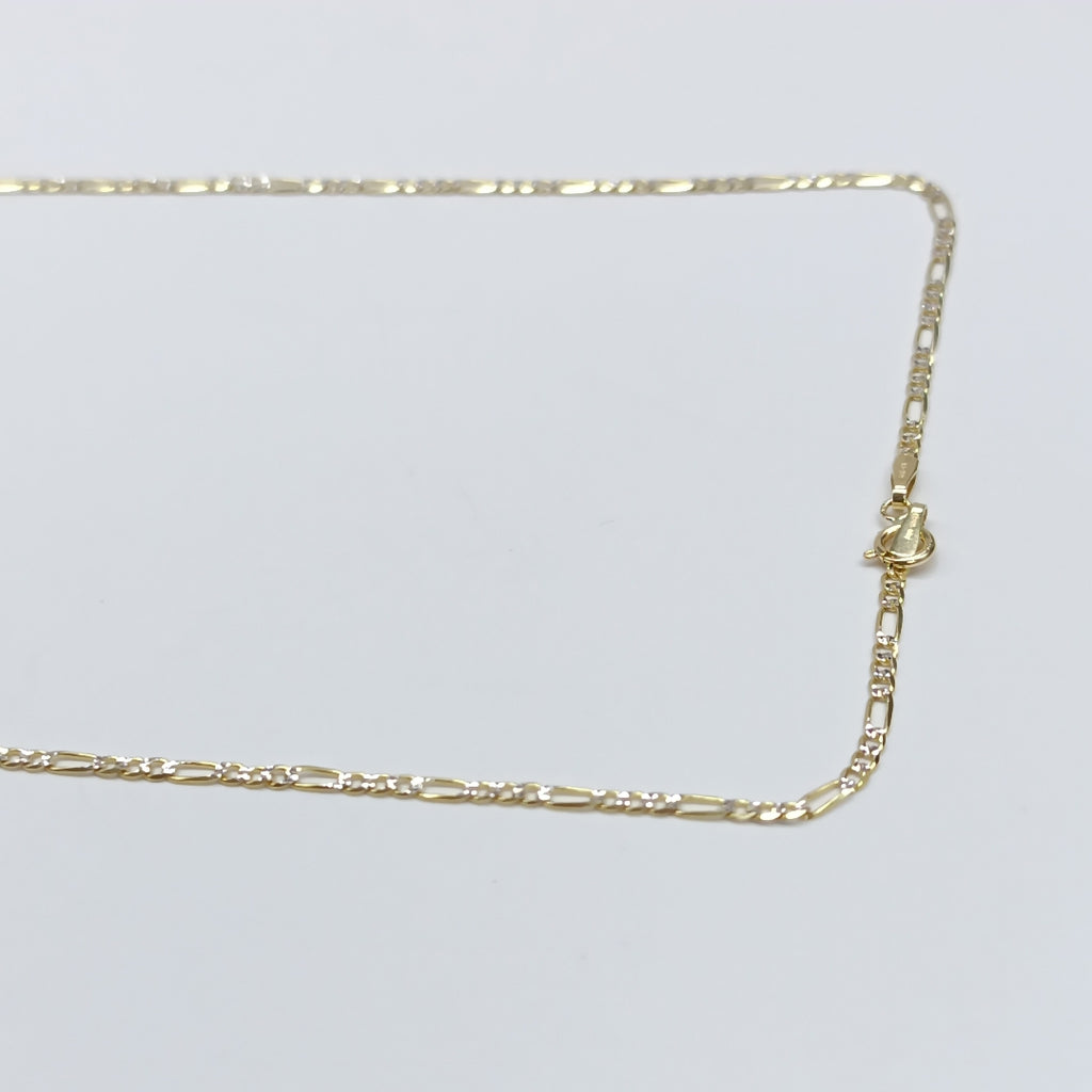 CADENAS CARTIER 3 1 DIAMANTADA ORO 14K 3.6 (NUEVO)