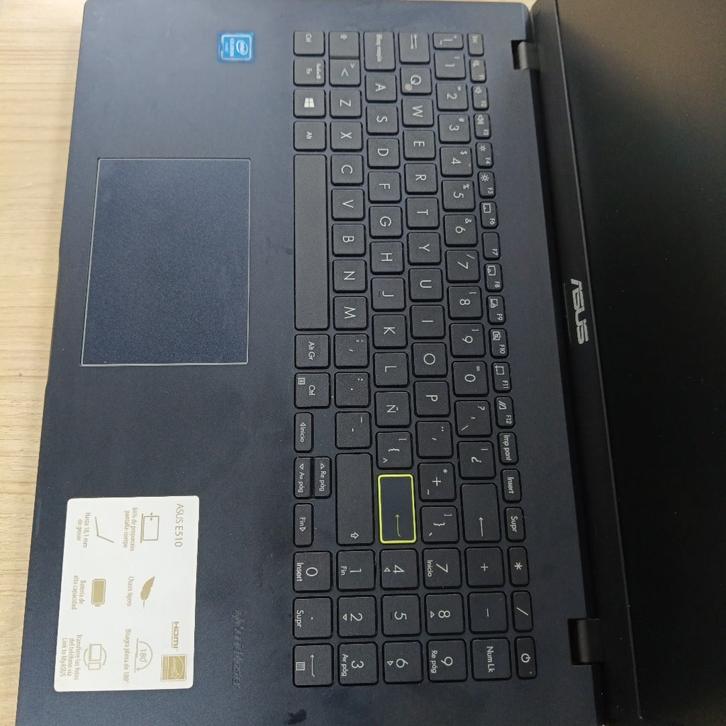 LAPTOP ASUS E510MA-BR633W (2022) 128 GB SSD 4 GB RAM (SEMINUEVO)