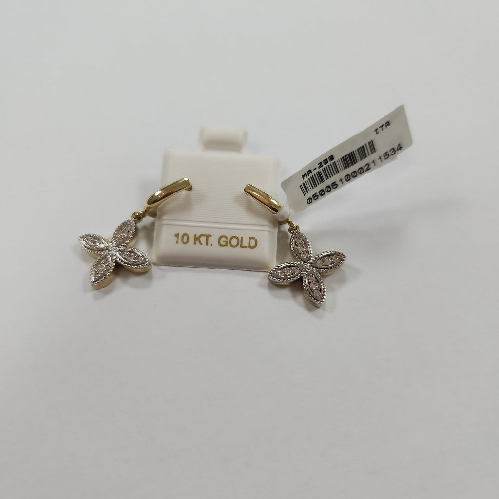 BROQUELES ORO 10K 4.4 (NUEVO)