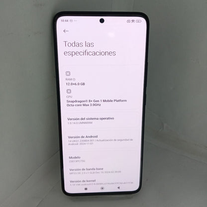 CELULAR XIAOMI POCO F5 PRO 23013PC75G (2023) 512 GB 12 GB RAM (SEMINUEVO)