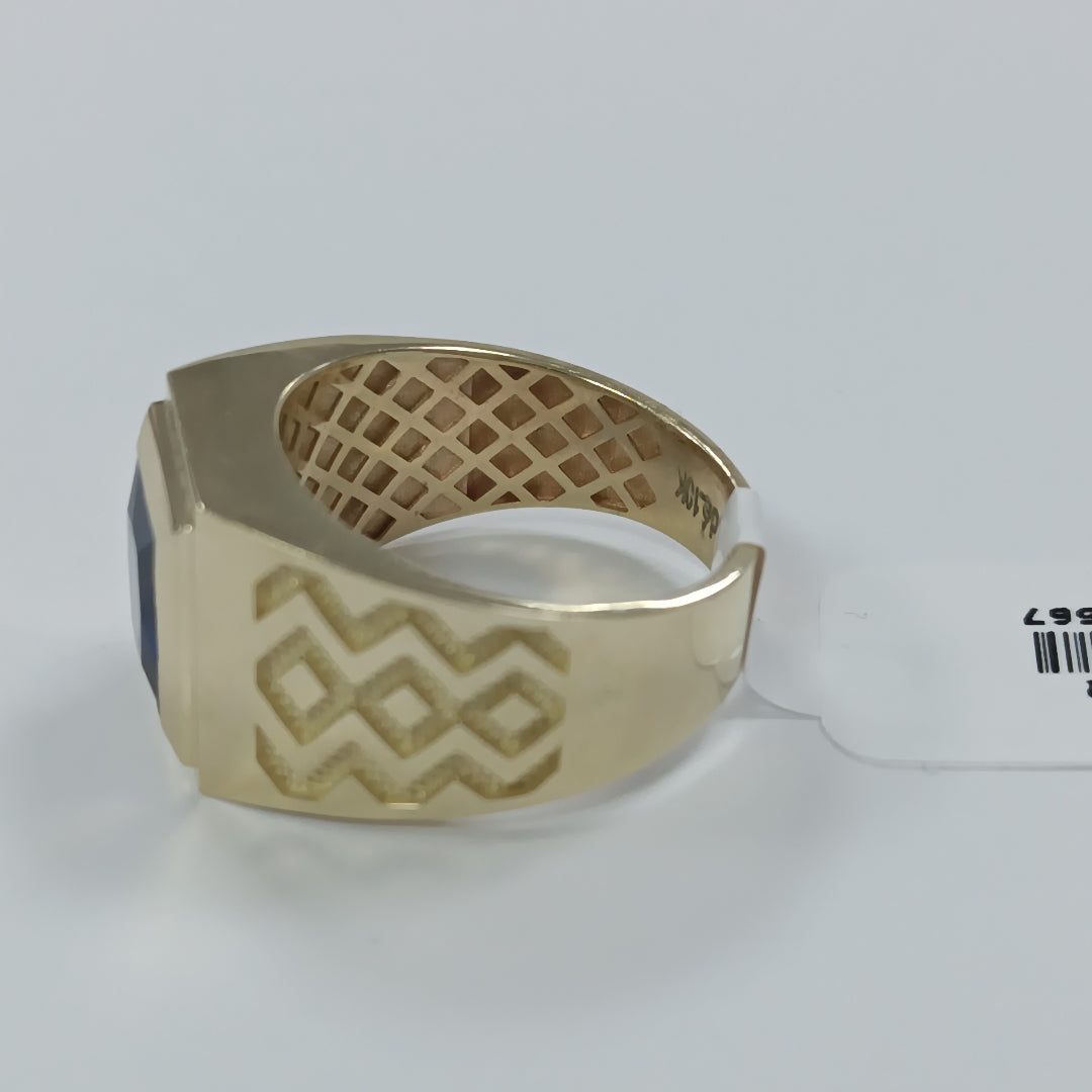 ANILLOS CABALLERO ORO 10K 8 (NUEVO)