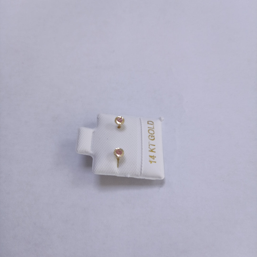 BROQUELES ORO 14K 1 (NUEVO)