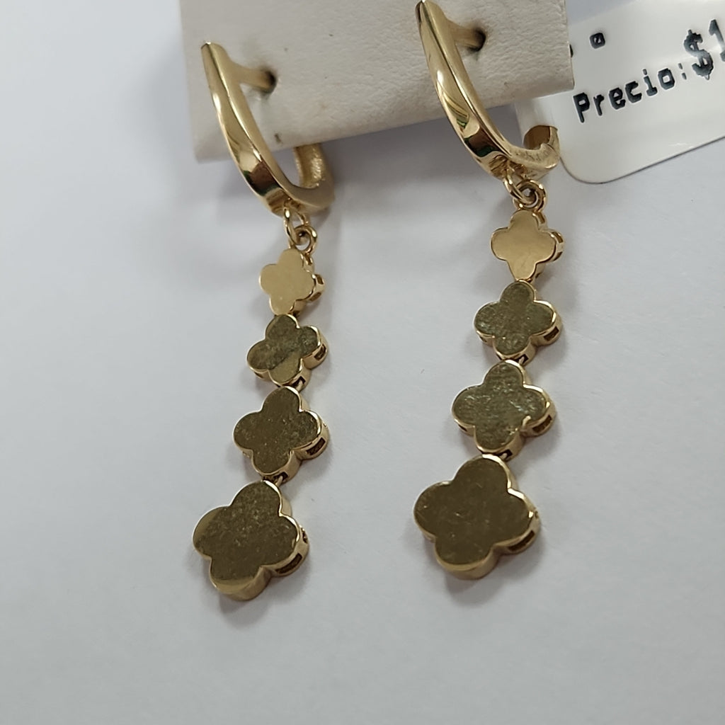 BROQUELES ORO 14K 4.2 (NUEVO)