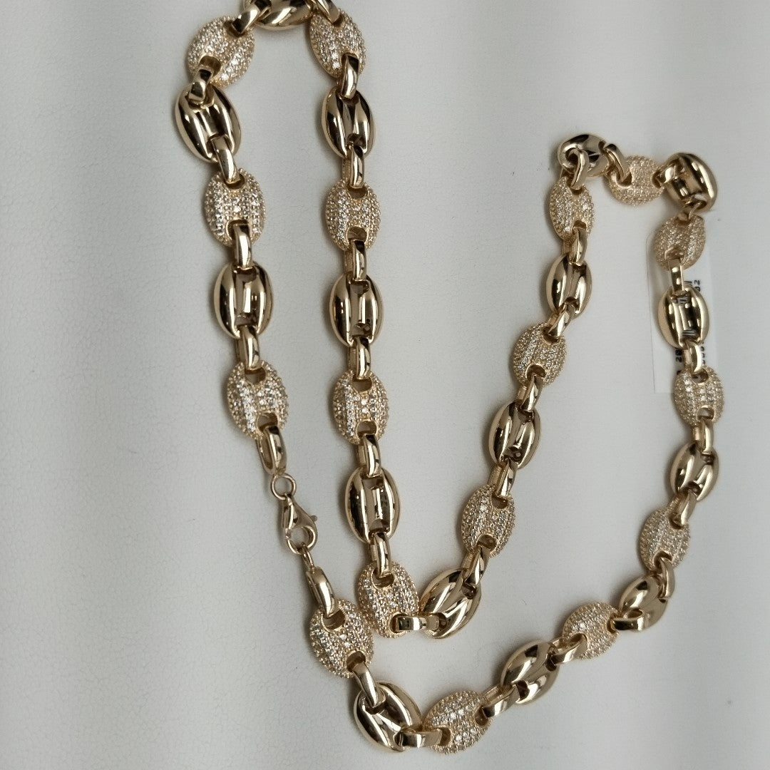 GARGANTILLAS ORO 14K 35.5 (NUEVO)