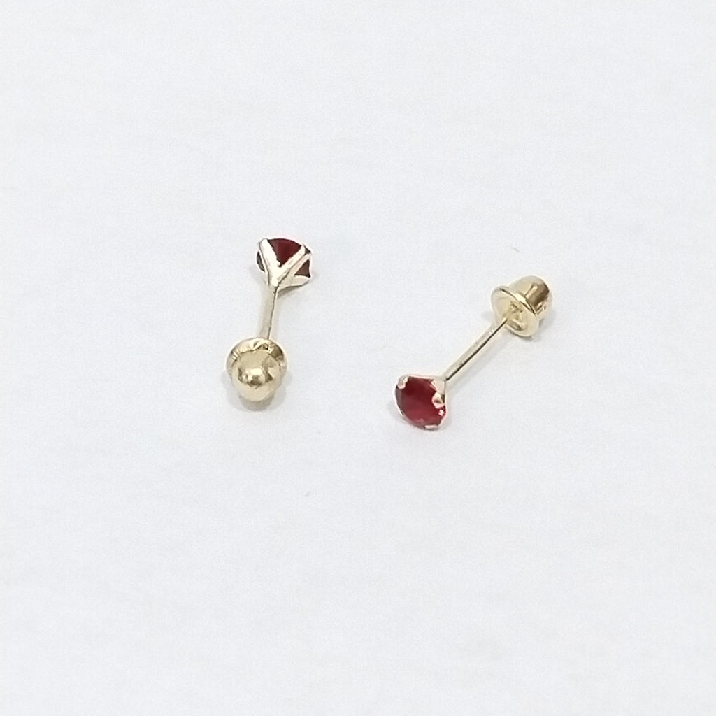 BROQUELES ORO 14K 1 (NUEVO)