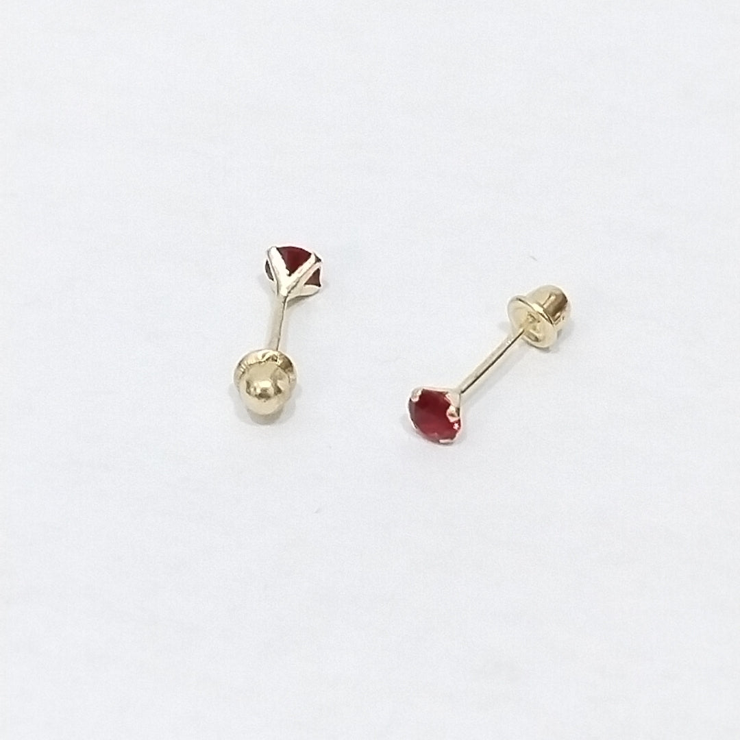 BROQUELES ORO 14K 1 (NUEVO)