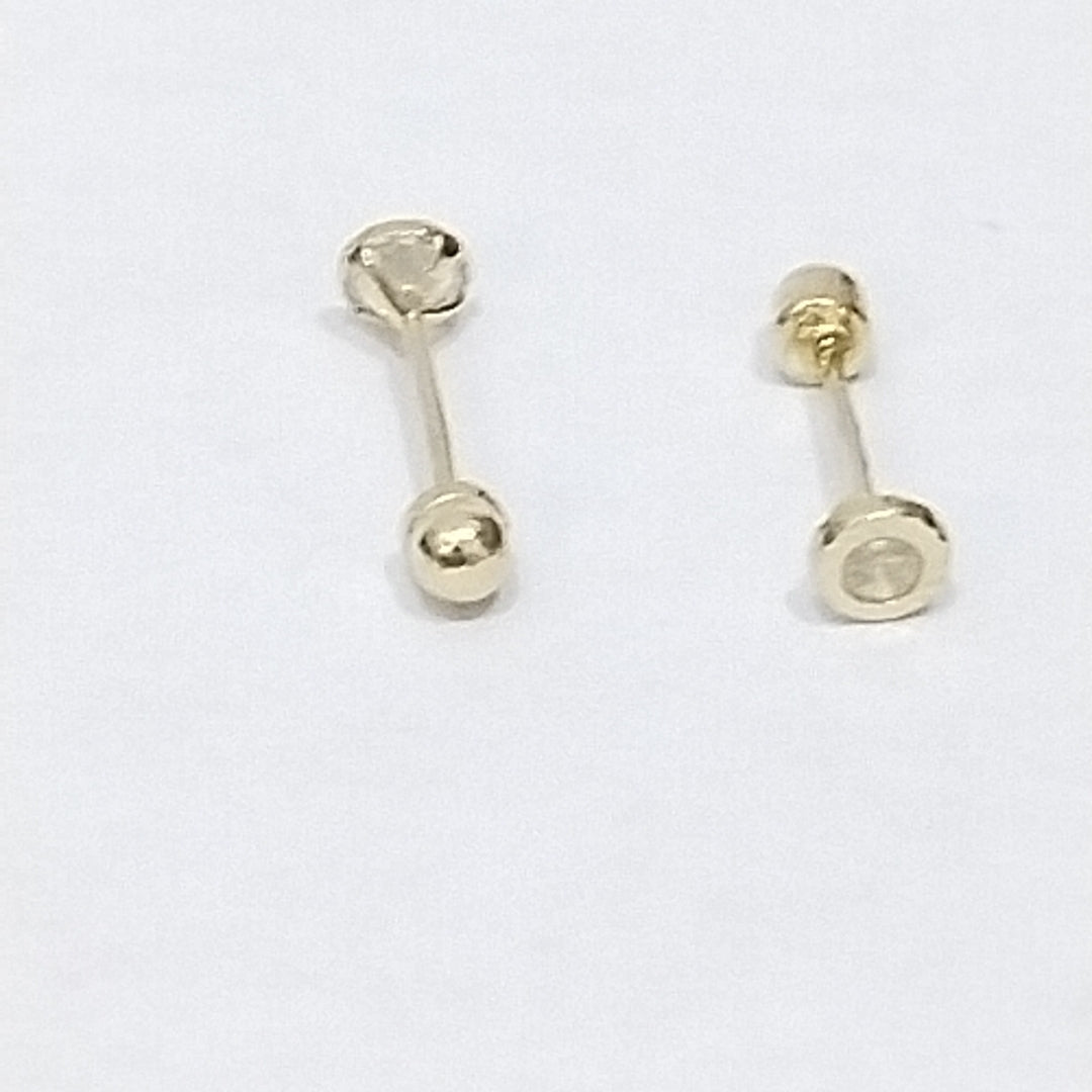 BROQUELES ORO 14K 1 (NUEVO)