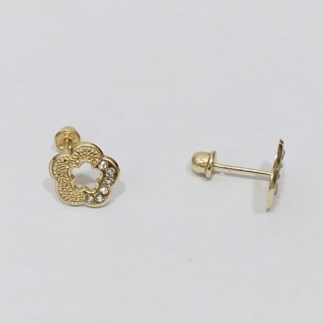 BROQUELES ORO 14K 1 (NUEVO)