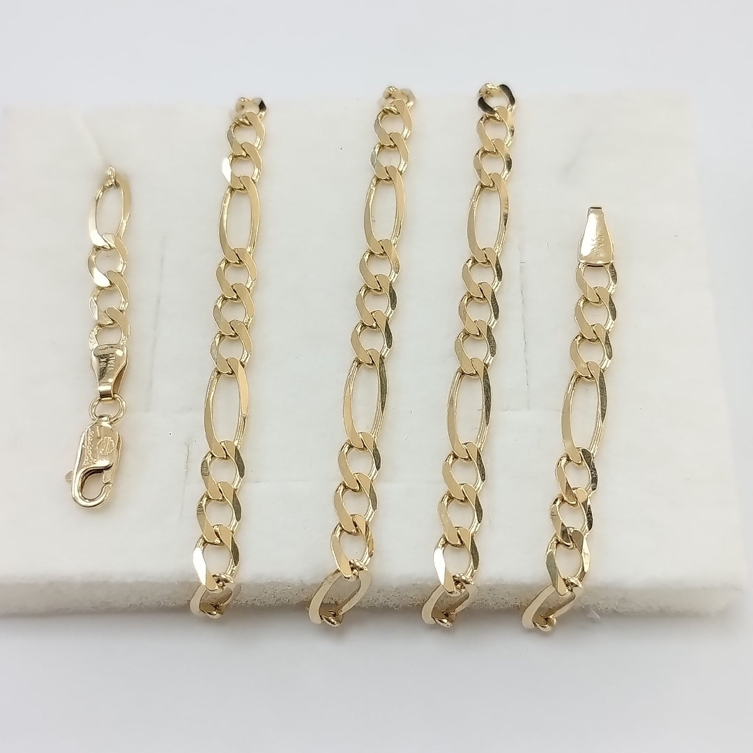 CADENAS CARTIER 3*1 AMARILLA ORO 10K 10.1 (NUEVO)