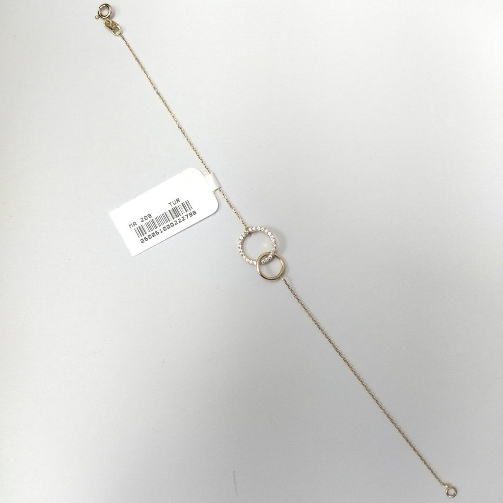 PULSERAS DAMA ORO 14K 1.1 (NUEVO)