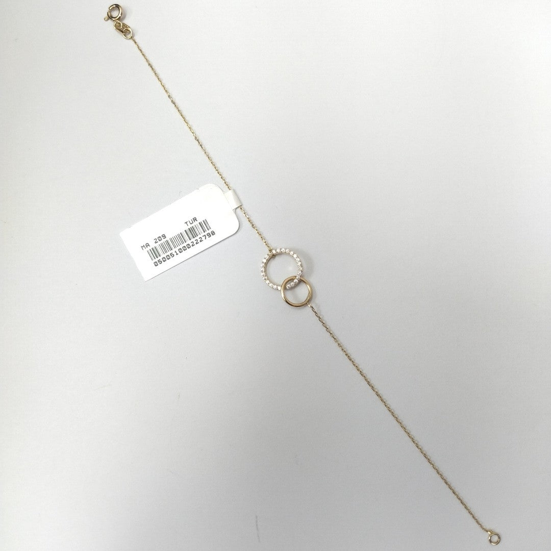 PULSERAS DAMA ORO 14K 1.1 (NUEVO)