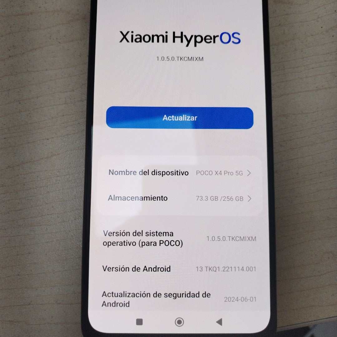 CELULAR XIAOMI POCO X4 PRO 5G 2201116PG 256 GB 8 GB RAM (SEMINUEVO)