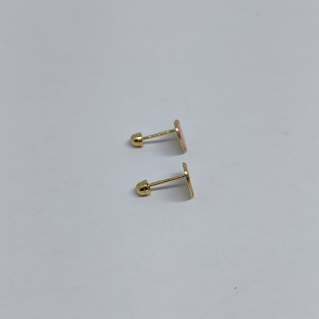 BROQUELES ORO 10K 1 (NUEVO)